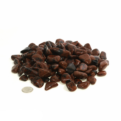 Obsidian Mahogany Tumbled Stones