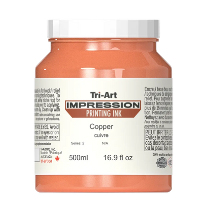 Impressions Block Printing Ink - Iridescent Copper