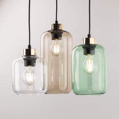 MARCO Mid-Century Modern 3-Light Pendant for Kitchen Island & Dining Table