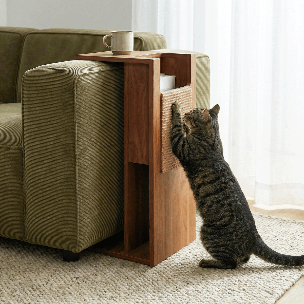 jewl nesting table + scratcher