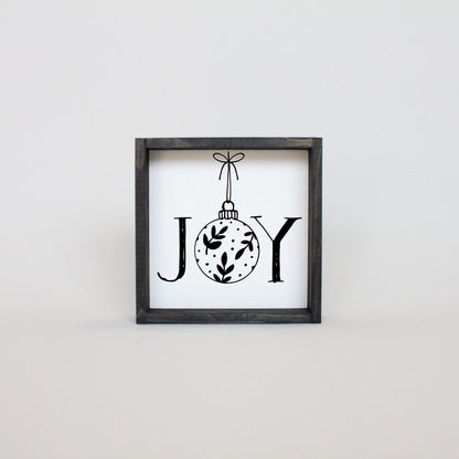 Joy Ornament Wood Sign - AURABAGS SHOP