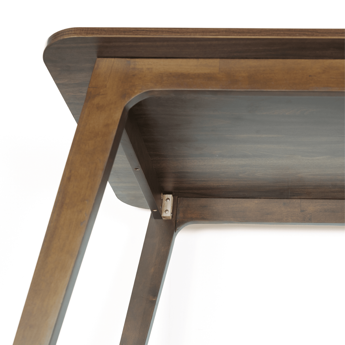 Koster Brown Wood 4-Seat Dining Set