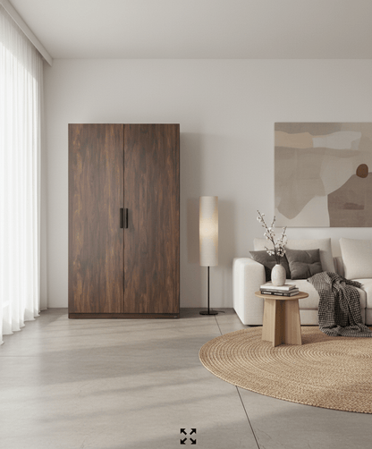 Koster Brown Wooden Wardrobe