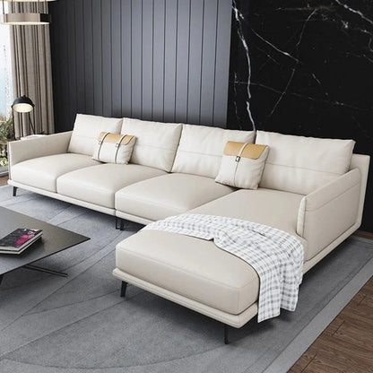 L21 Large Modern L-Shape Corner Sofa with Premium Customizable Upholstery