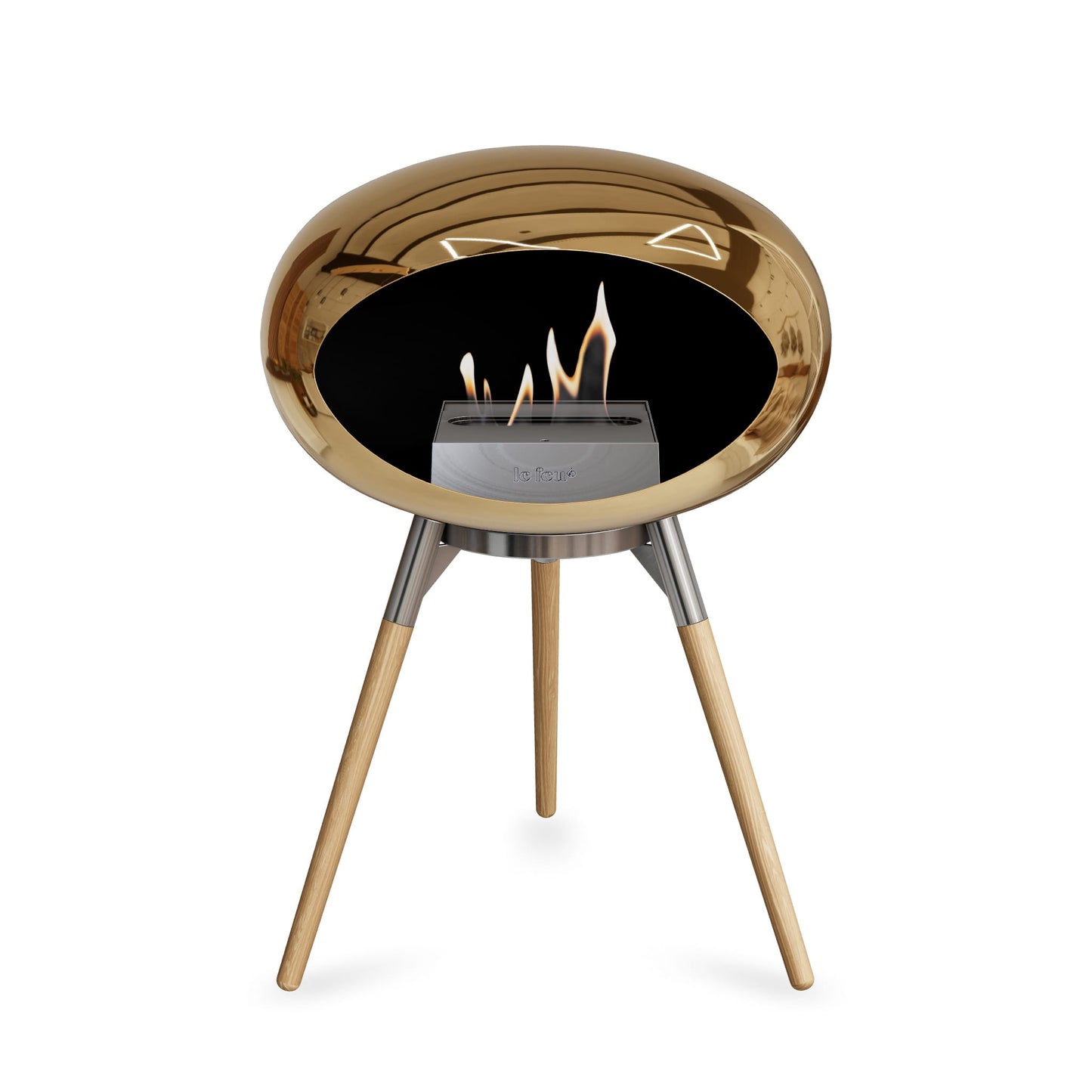 Le Feu Ground Low Dome <br>Chromed Rose Gold