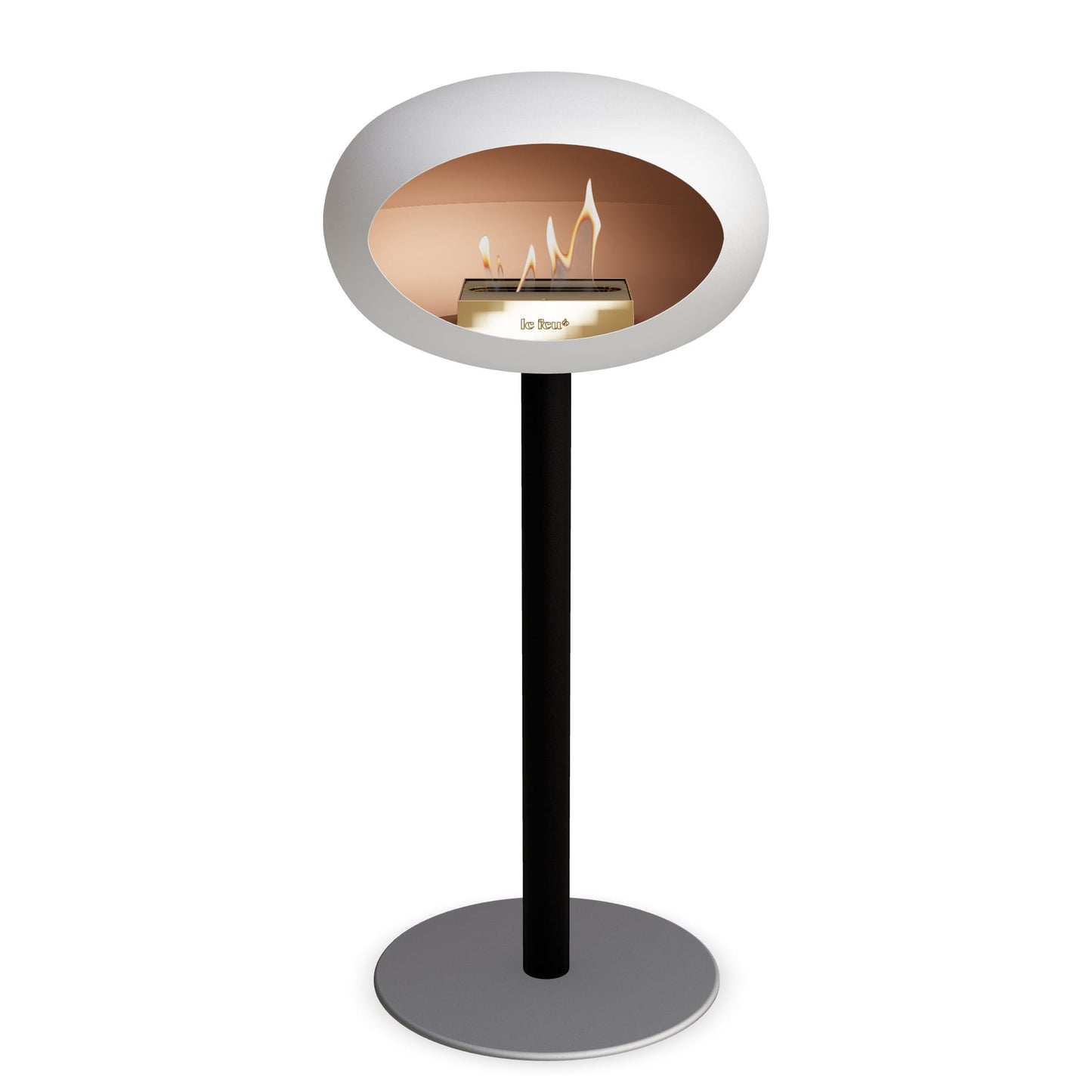 Le Feu Steel High Dome <br>White