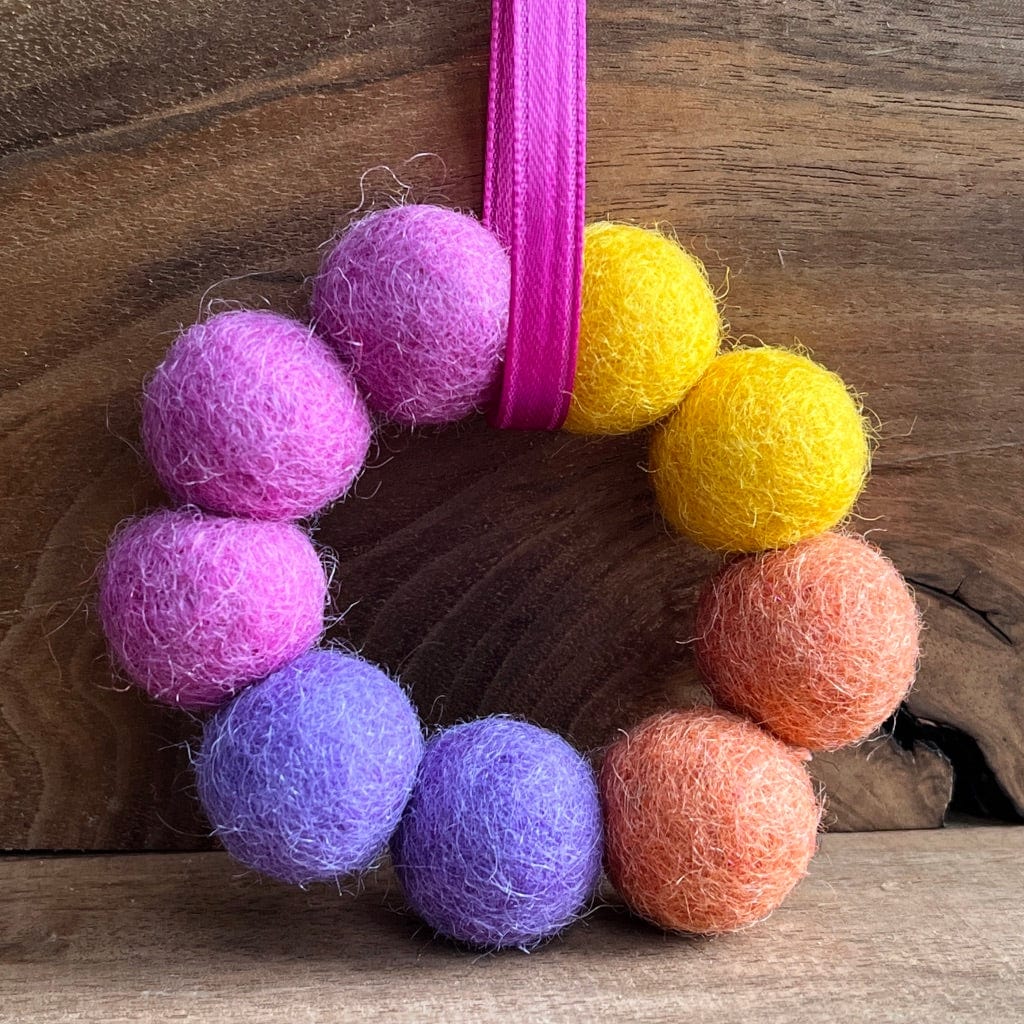 Wreath | Felted Essential Oil Diffuser