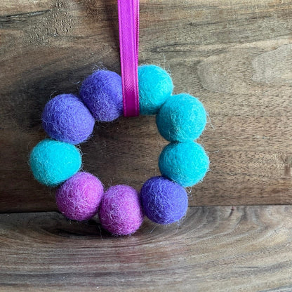 Wreaths | Felted Essential Oil Diffusers | Set of 2