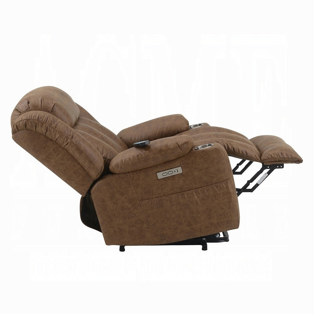 Krabi Power Recliner w/Lift, Heating & Massage - Brown