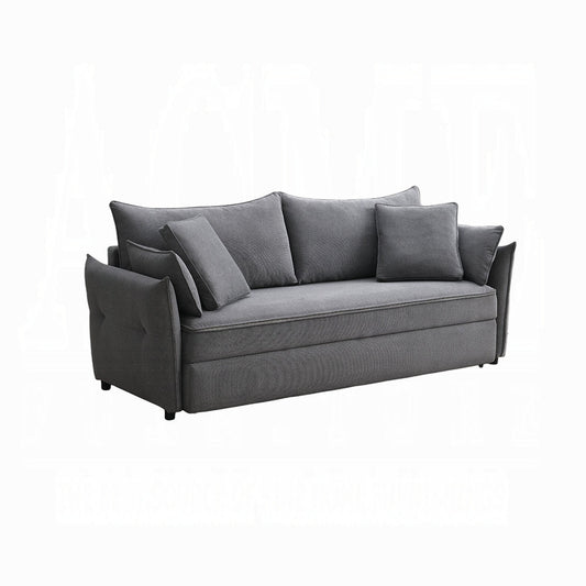 Cais Condo Size Sleeper Sofa w/Storage - Grey