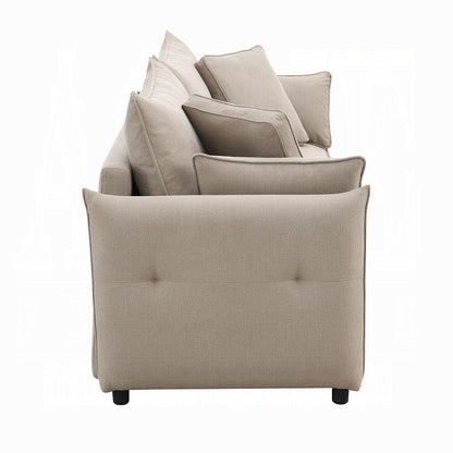 Cais Condo Size Sleeper Sofa w/Storage - Beige