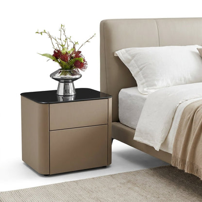 Malaga Two-Drawer Bedside Table