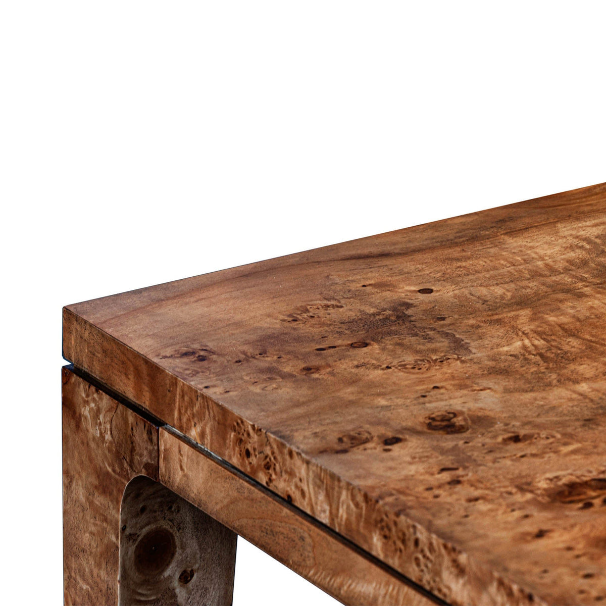 Marlow Dining Table Dark Burl