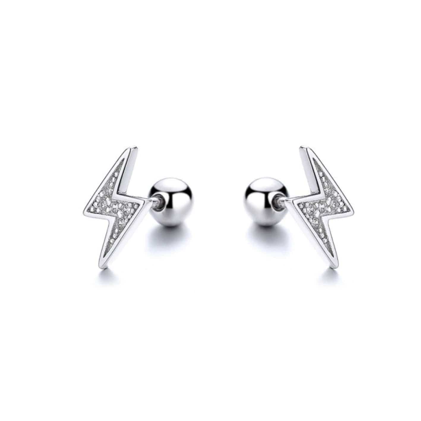 Boucles d'oreilles Orage en argent sterling