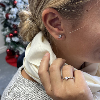 Boucles d'oreilles Orage en argent sterling