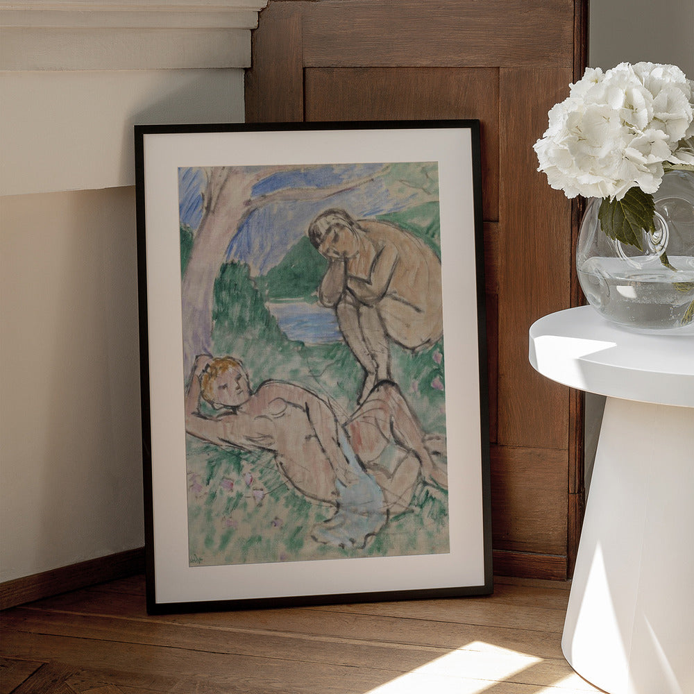 Wall art Baigneurs