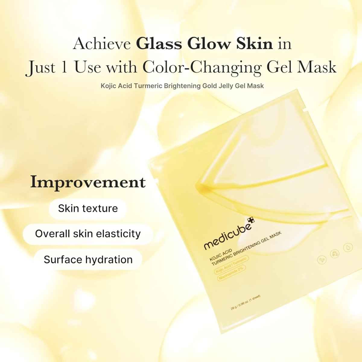 Medicube Kojic Acid Turmeric Brightening Gel Mask 28g