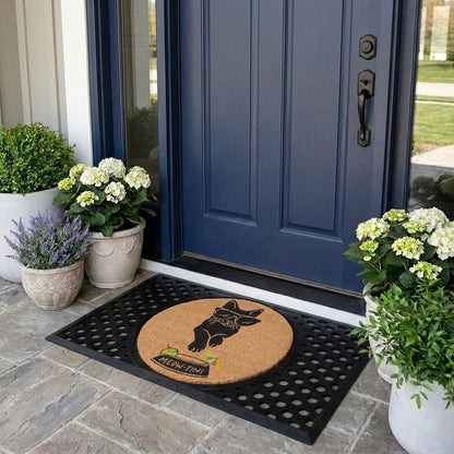 meowtini round doormat set