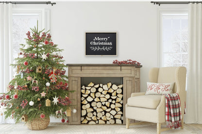 Merry Christmas (18"x24") Wood Sign