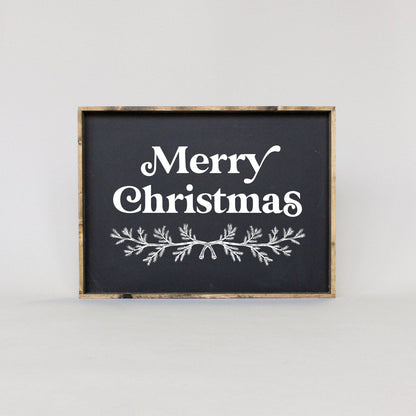 Merry Christmas Large Wood Sign