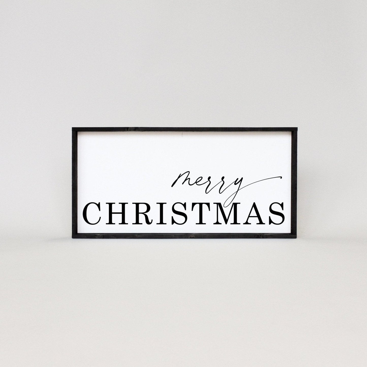 Merry Christmas Wood Sign