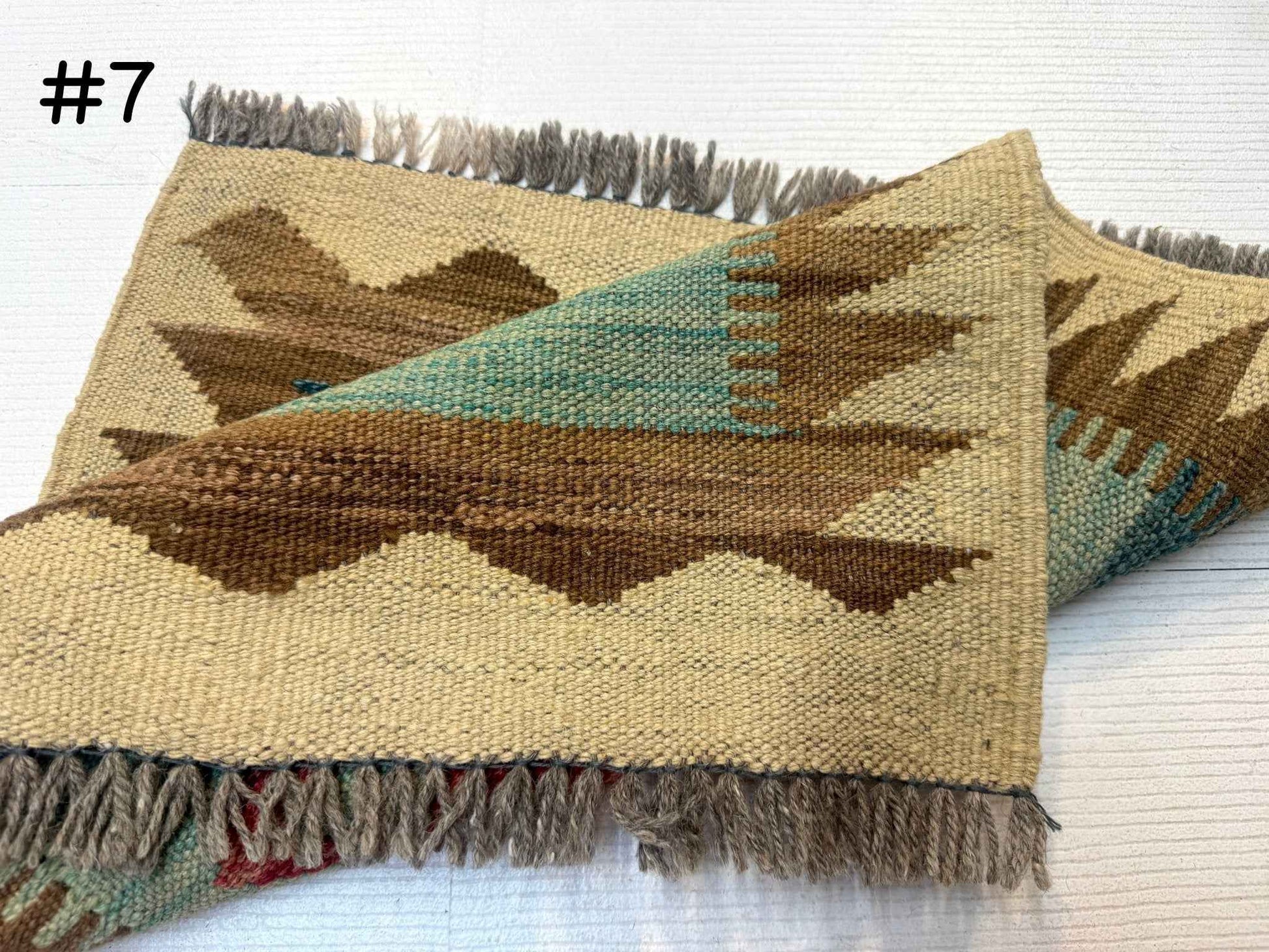 Mini Afghan Kilim Rugs | 2' x 2'