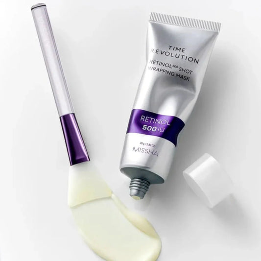 MISSHA Time Revolution Retinol 500 Shot Wrapping Mask 80g