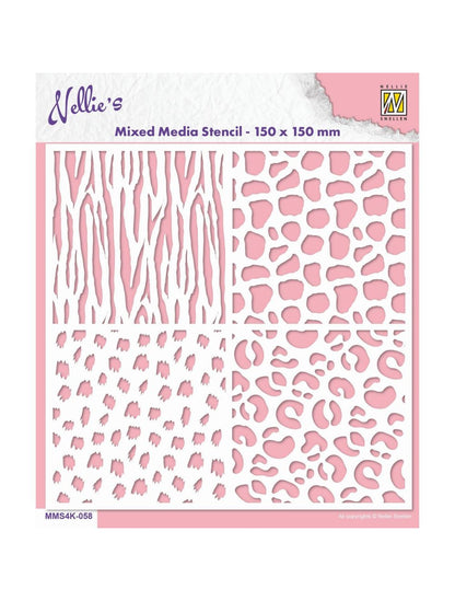 Nellie's Choice - Stencil Animal Prints