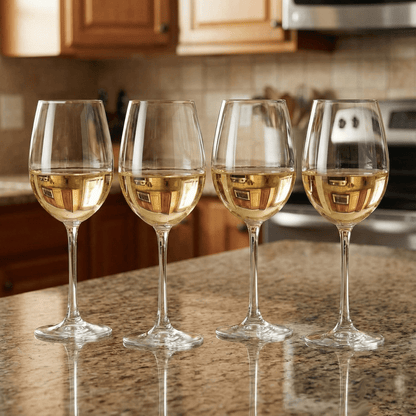 Teardrop Wine Glasses - Set of 4
