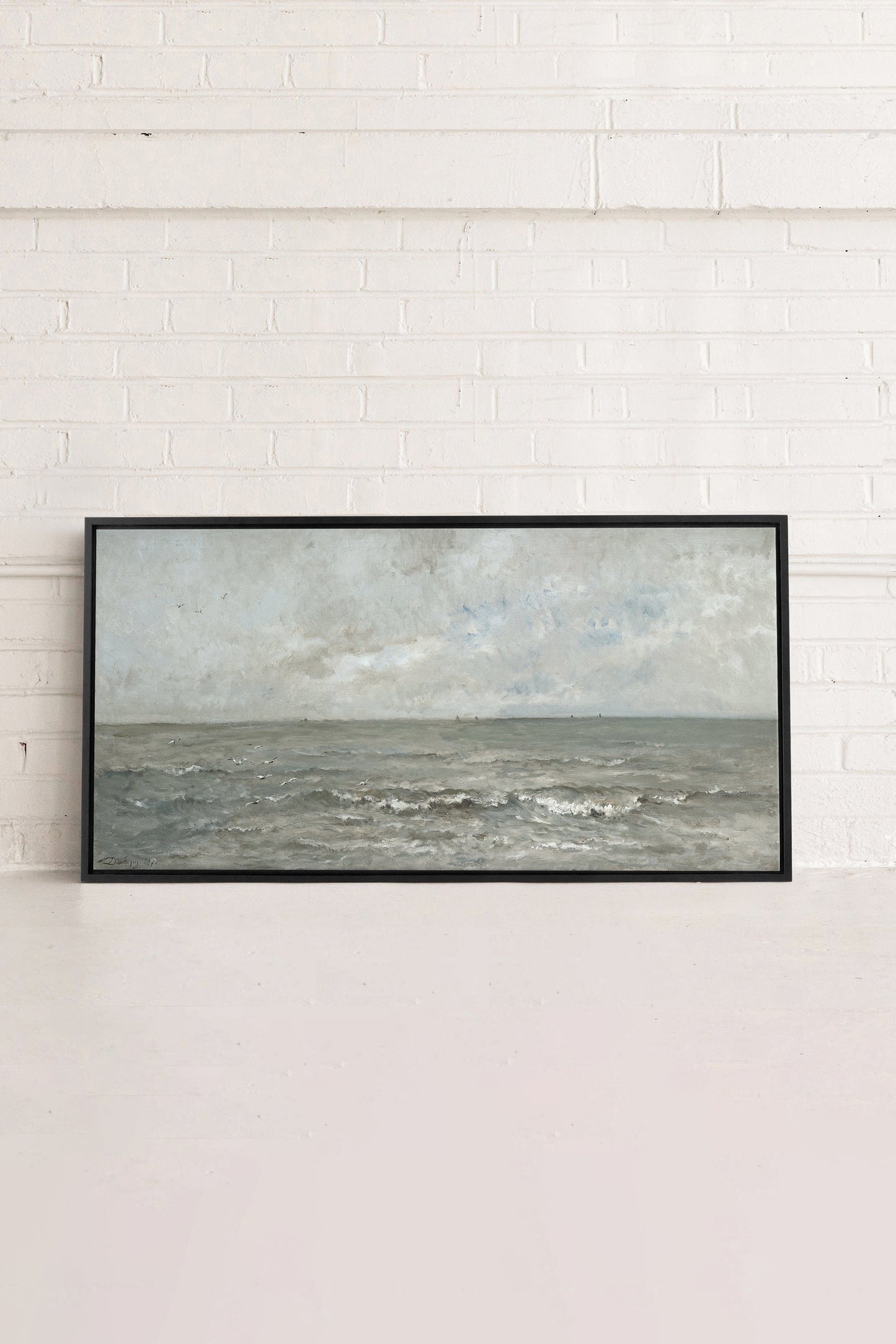 SIGNATURE SEASCAPE, Oeuvre sur toile étirée