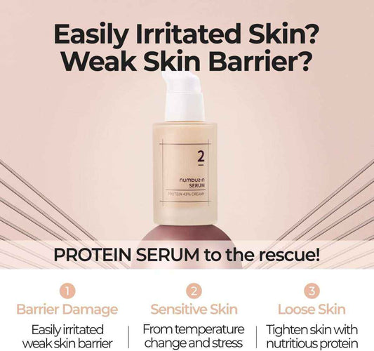 Numbuzin No.2 Protein 43% Creamy Serum  50ml