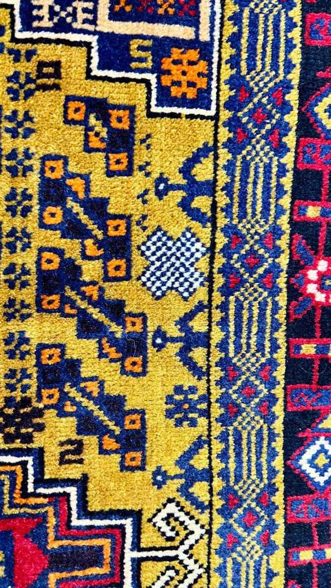 Vintage Afghan Baluch Rug | 6' 6" x 3' 10"
