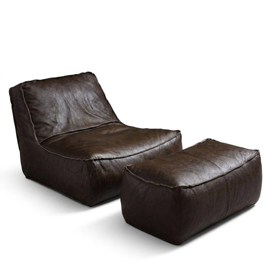 P02 Single Sofa & Ottoman Set