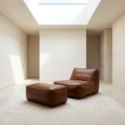 P02 Single Sofa & Ottoman Set