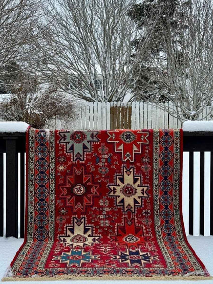 Persian Ardebil Varni Kilim | 4' 3" x 6' 10"