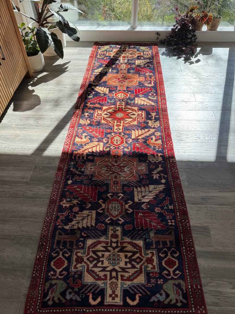 Persian Azerbaijan Runner Rug | 2' 6" x 9' 1"