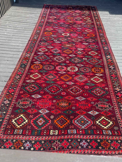 Persian Quchan Rug | 5' 5" x 13' 7"