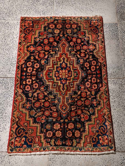 Persian Bidjar Rug | 1' 8” x 2' 9"