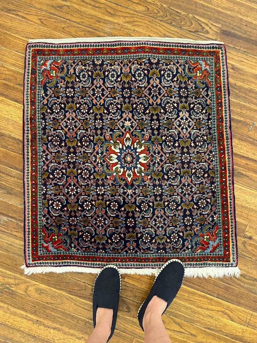 Persian Bijar Rug | 2' 6" x 2' 8"