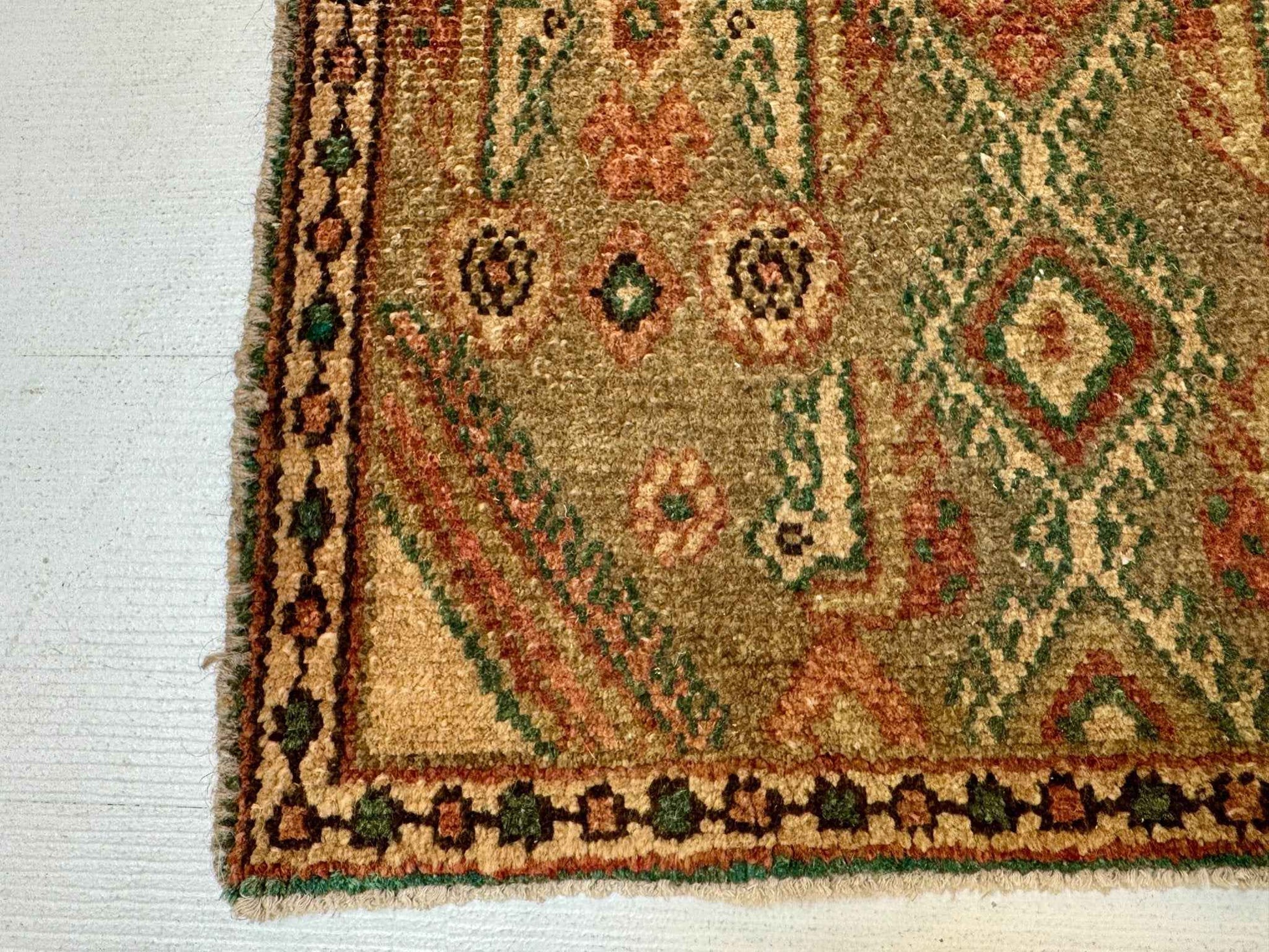 Persian Borujerd Runner Rug | 1' 10” x 6' 5"