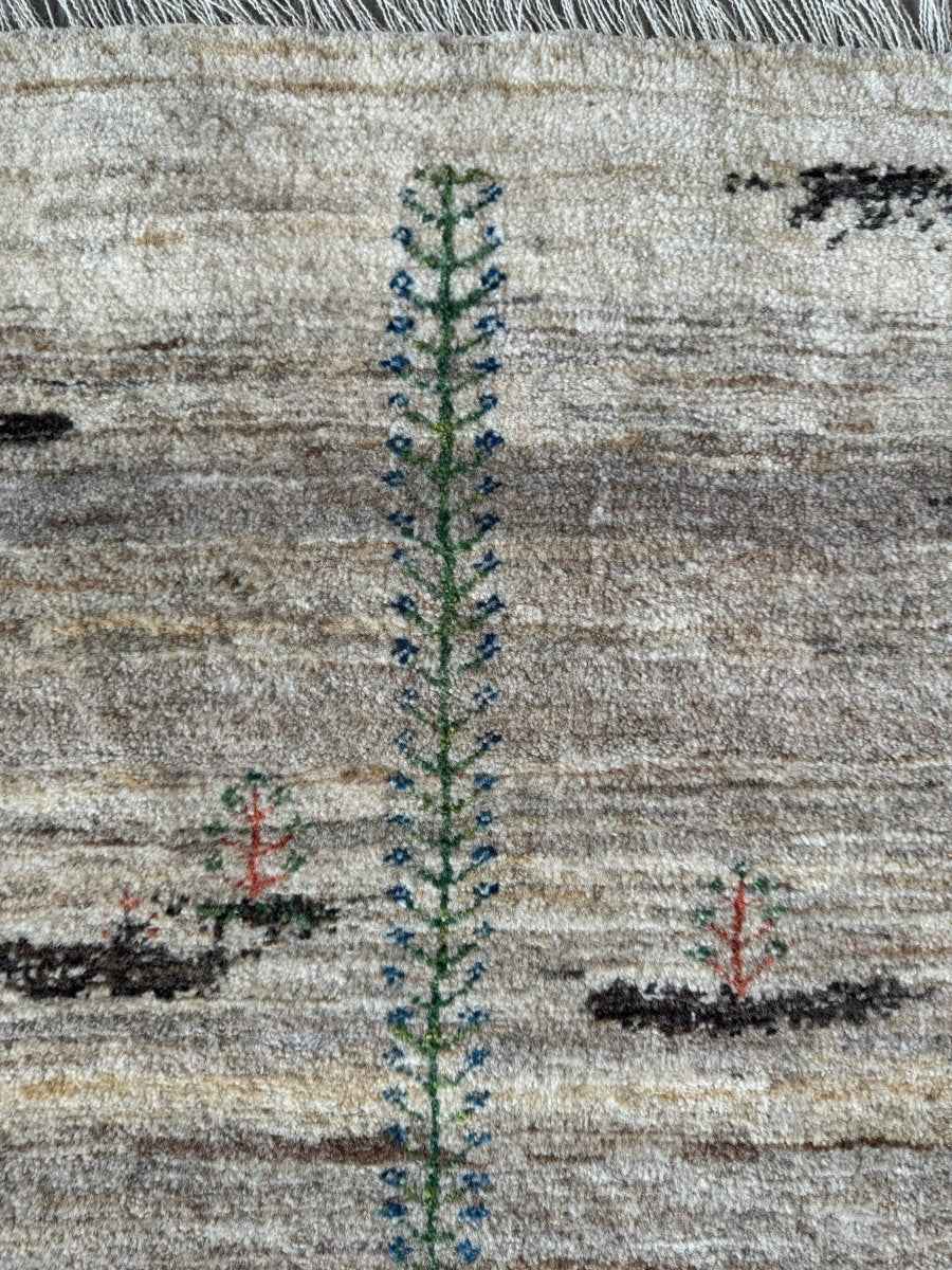 Persian Gabbeh Rug | 2' 9" x 4' 1"