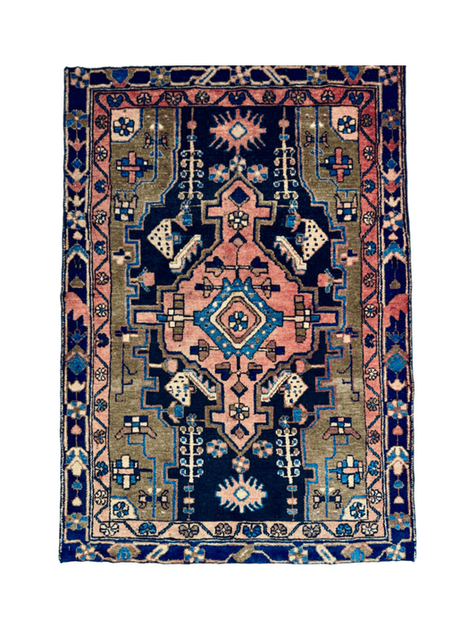 Persian Hamadan Rug | 3' 1” x 4' 5"