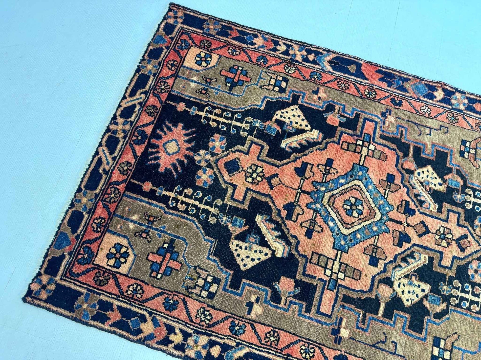Persian Hamadan Rug | 3' 1” x 4' 5"