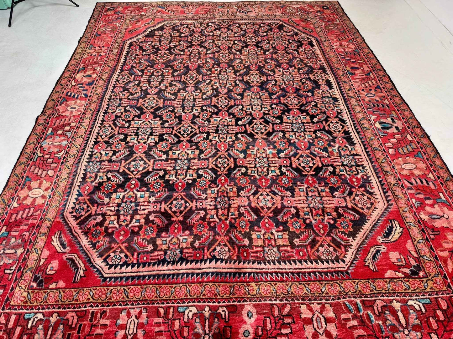 Persian Hamadan Rug | 7' 9” x 10'