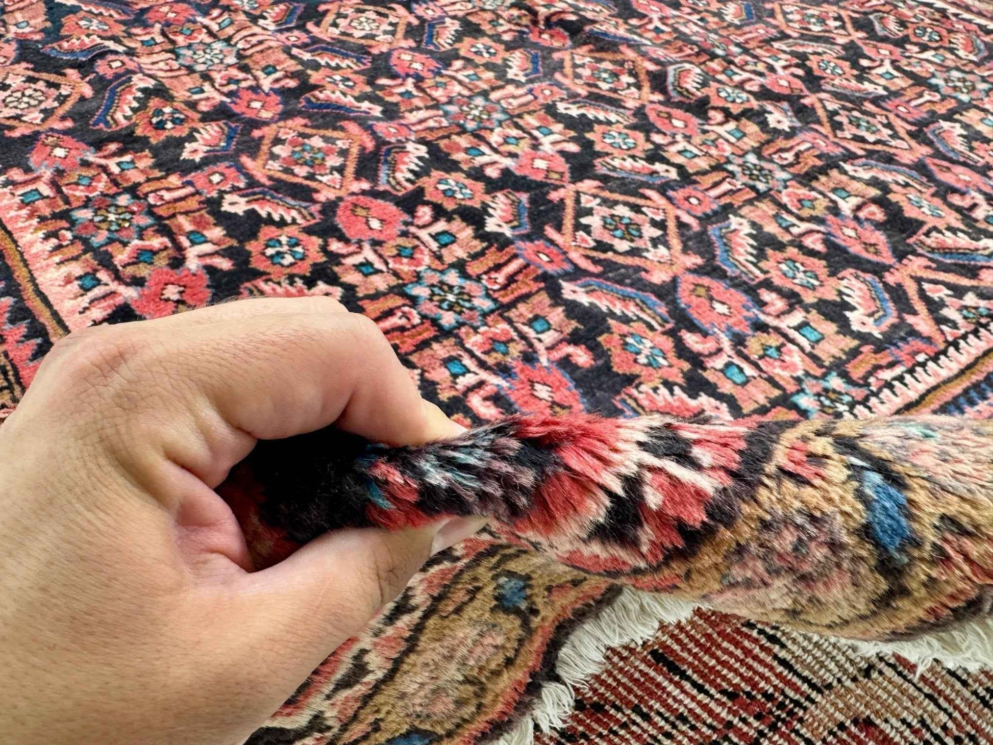 Persian Hamadan Rug | 7' 9” x 10'