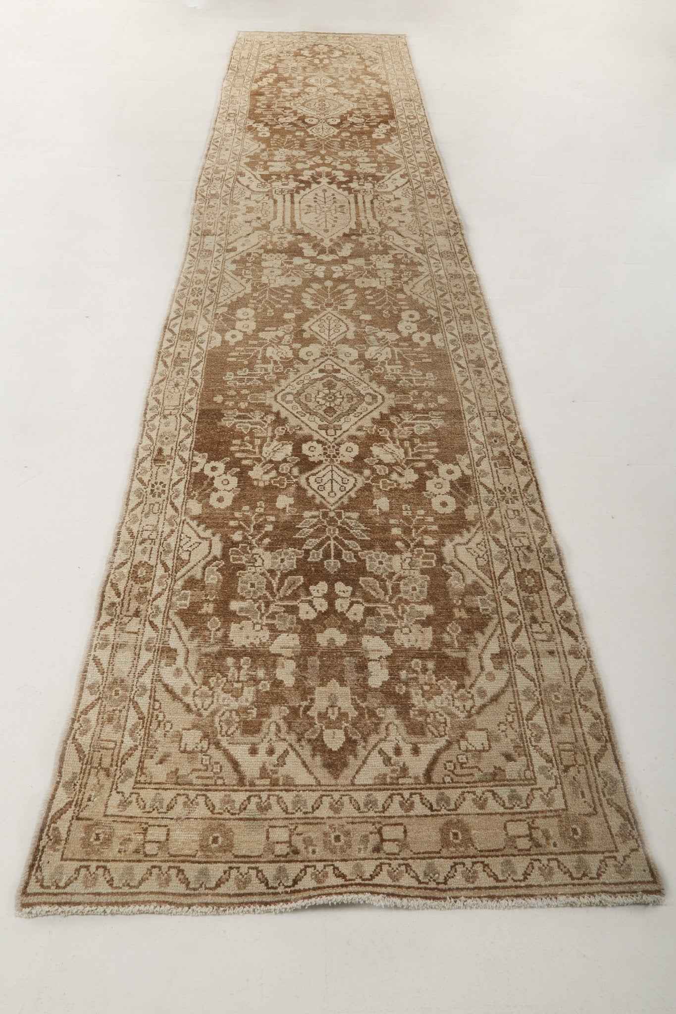 Persian Hamadan Runner Rug | 3' 3" x 15' 7"