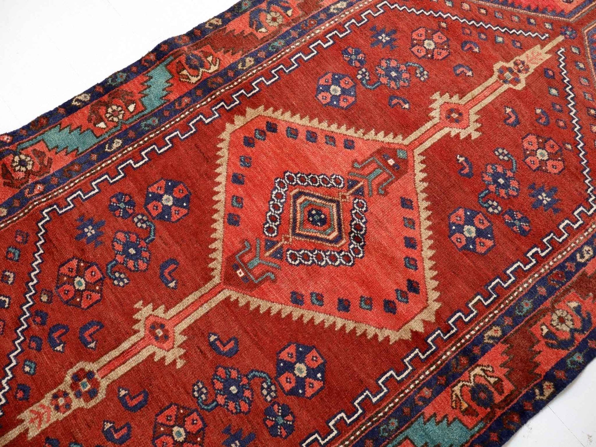 Persian Hamadan Runner Rug | 3' 3” x 6' 9"