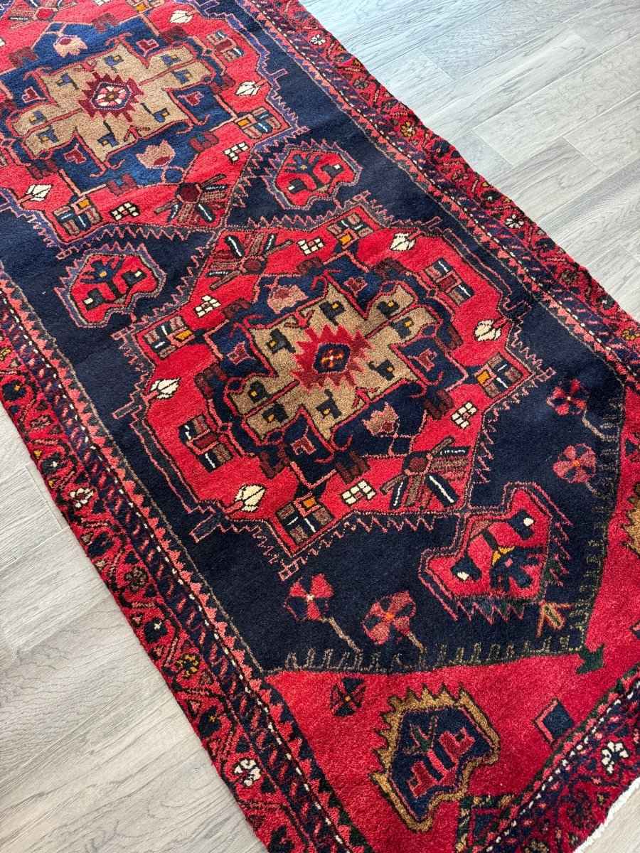 Persian Hamadan Runner Rug | 3' 3" x 9' 10"