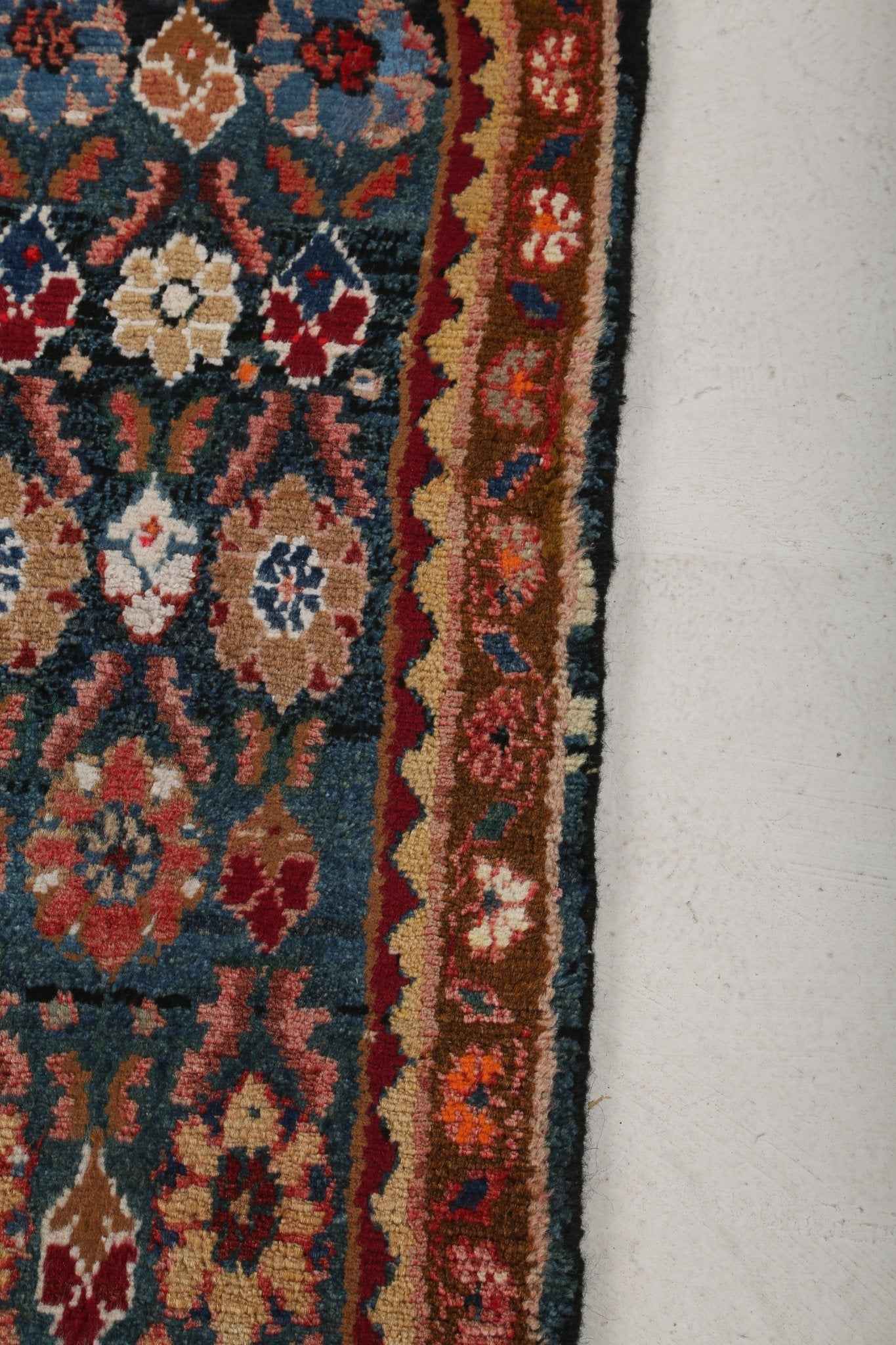 Persian Hamadan Runner Rug | 3' 9" x 9' 2"