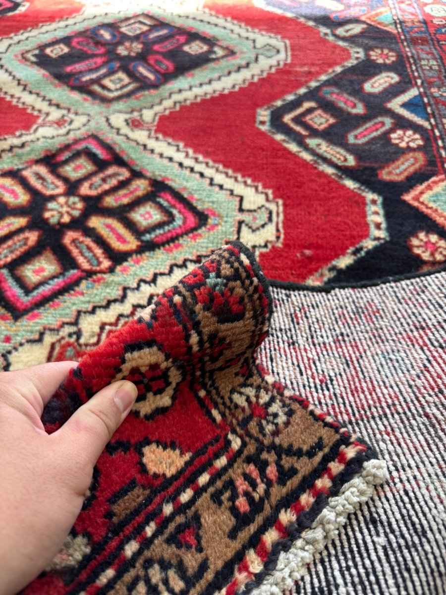 Persian Hamedan Rug | 3' 11" x 7' 1"